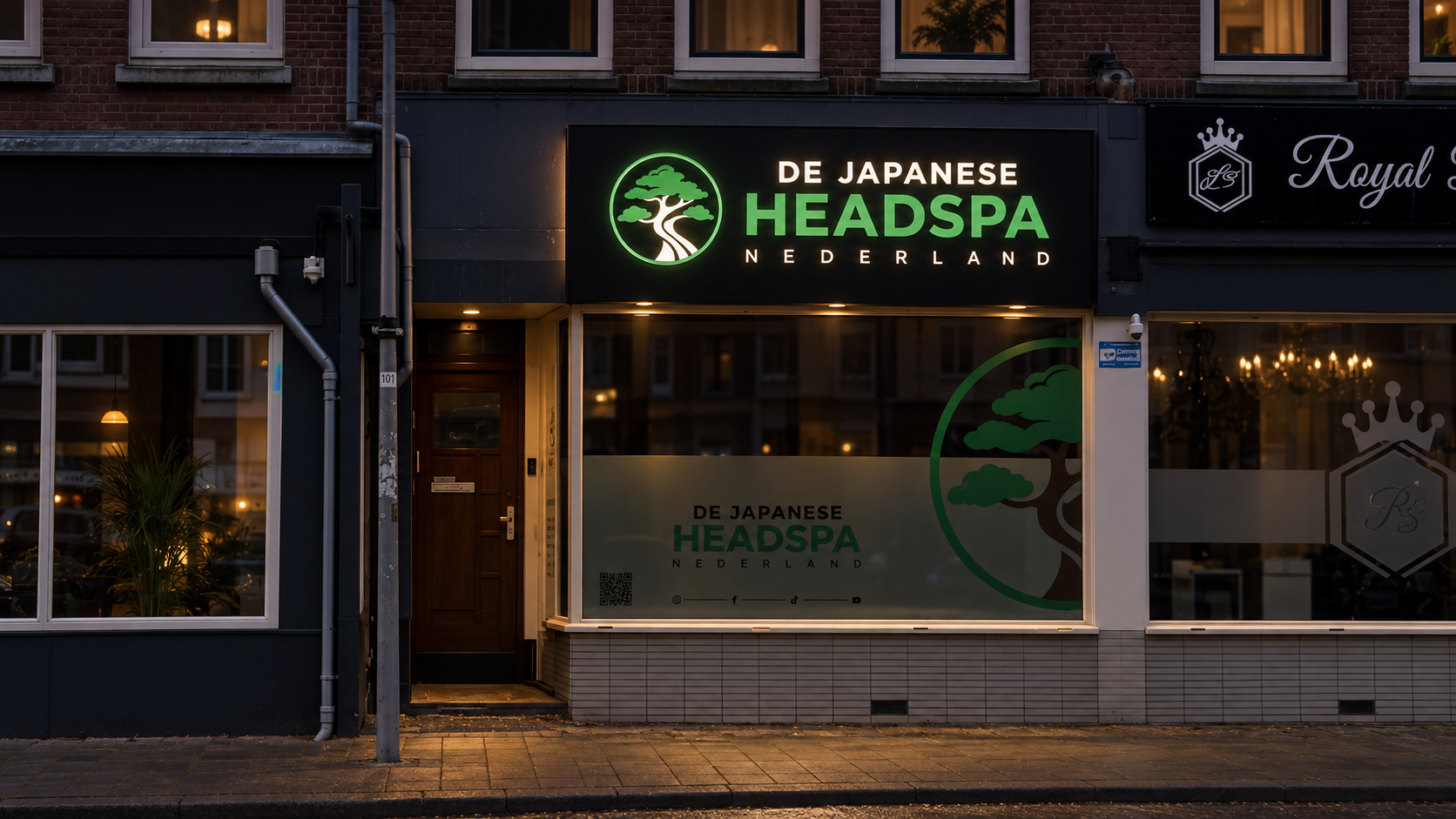 De Japanese Head Spa Rotterdam pand aan de Beijerlandselaan Pand van De Japanese Head Spa Nederland aan de Beijerlandselaan in Rotterdam